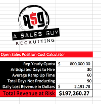 Sales Cost Calculator